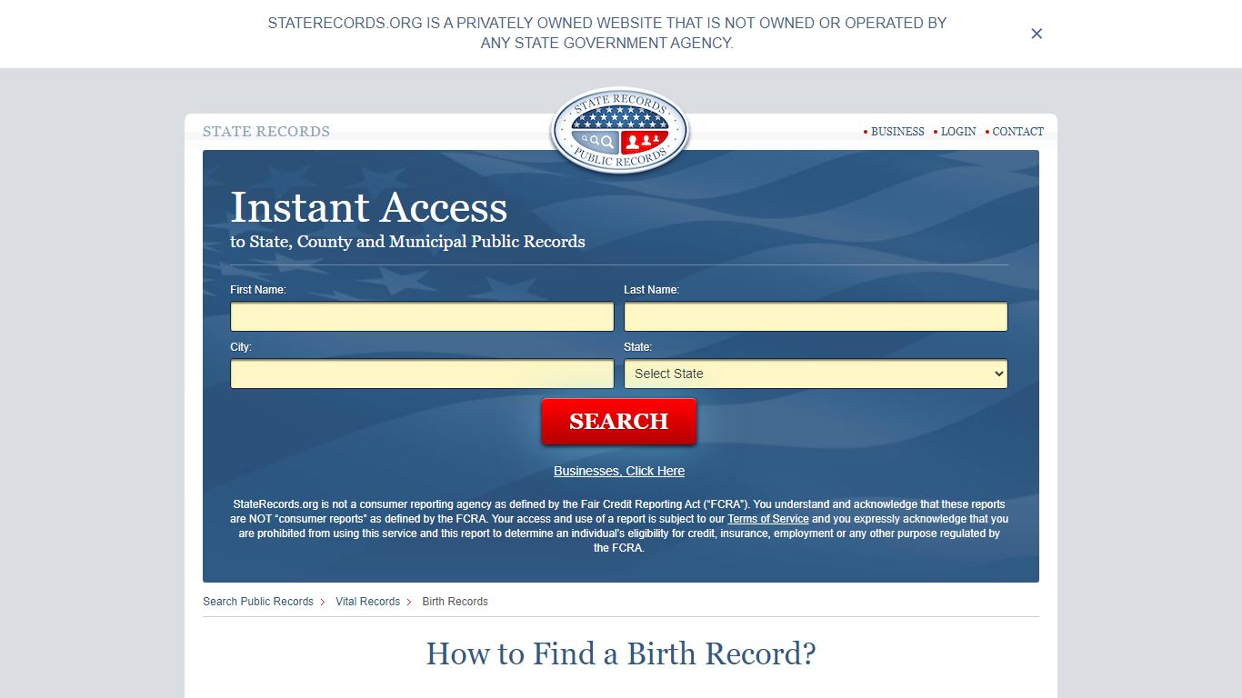 How to Find a Birth Record? - State Records